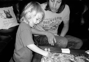 Playing Candy Land