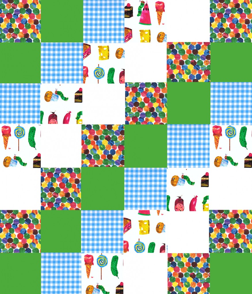 Very Hungry Caterpillar Blanket Back