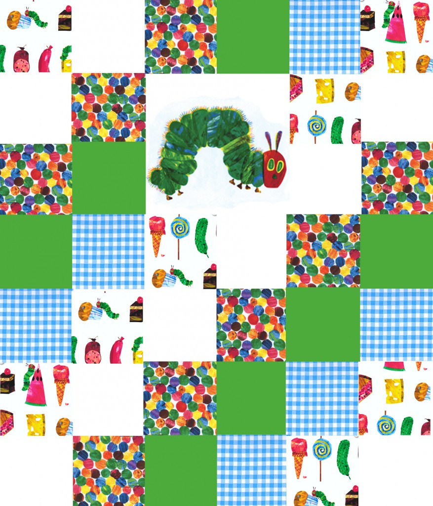 Very Hungry Caterpillar Blanket Front